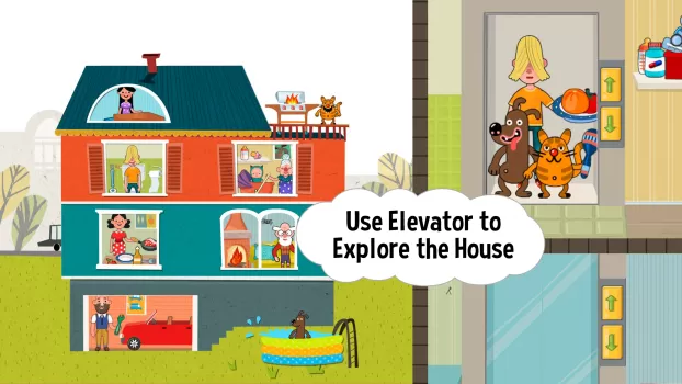 Pepi House: Happy Family MOD APK (Remove ads, Unlocked) v1.7.1 screenshot 2