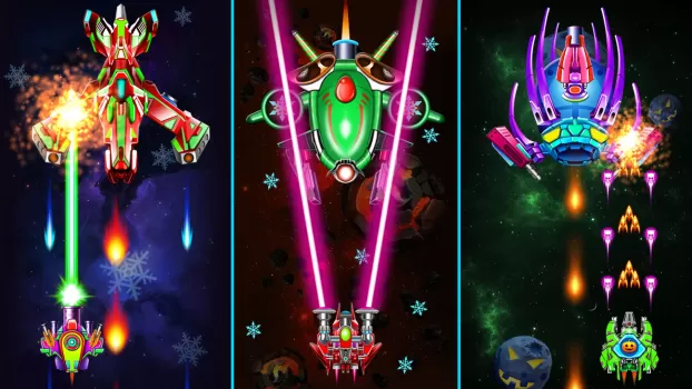 Galaxy Attack: Shooting Game MOD APK (Free purchase, God Mode, High Damage) v59.2 screenshot 8