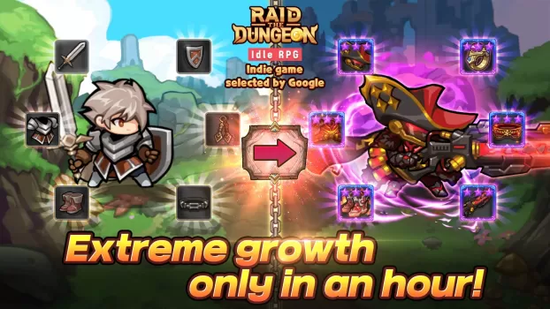 Raid the Dungeon : Idle RPG MOD APK (Mod Menu, Mod speed) v1.72.1 screenshot 10