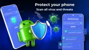 Antivirus - Cleaner + VPN MOD APK (Free purchase, Mod speed) v2.2.6 screenshot 1