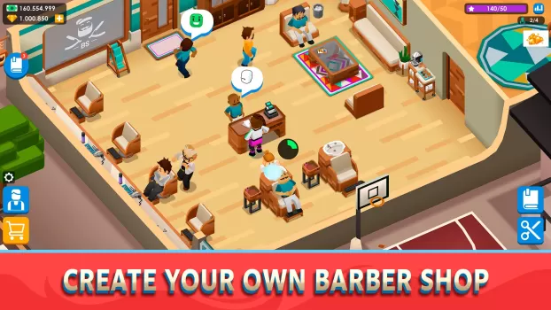 Idle Barber Shop Tycoon MOD APK (Remove ads) v1.1.0 screenshot 1