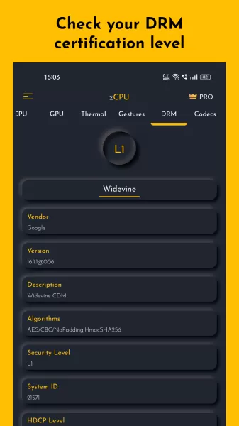 Sensor Test - CPU/GPU/RAM Info