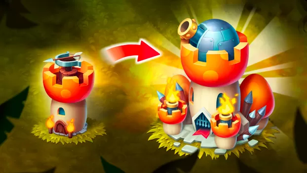 Mushroom Wars 2: RTS Strategy MOD APK (Unlimited money, God Mode, High Damage, Mod speed) v2024.2.6 screenshot 3