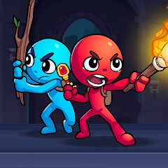 Stick World: Red Blue Journey MOD APK (Remove ads, Unlimited money)
