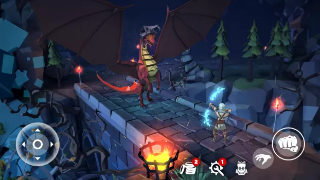 Polygon Fantasy: Action RPG MOD APK (Mod Menu, God Mode, High Damage) v1.15.0 screenshot 4