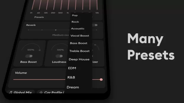 Flat Equalizer - Bass Booster MOD APK (Unlocked, Premium) v6.2.0 screenshot 25