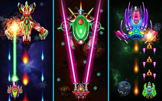 Galaxy Attack: Shooting Game MOD APK (Free purchase, God Mode, High Damage) v59.2 screenshot 22