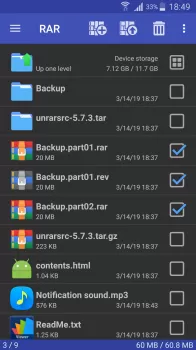 RAR MOD APK (Unlocked, Premium) v7.01.build123 screenshot 1