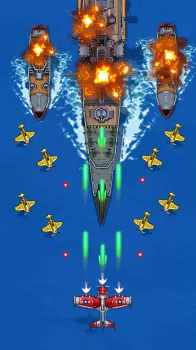 1945 Air Force: Airplane games MOD APK (God Mode) v13.74 screenshot 2