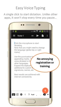 Speechnotes - Speech To Text MOD APK (Unlocked, Premium) v4.0.4 screenshot 1