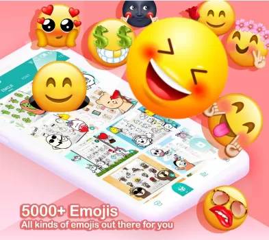 Kika Keyboard-AI Emojis、Themes MOD APK (Unlocked, Premium) v6.7.0.7556 screenshot 2