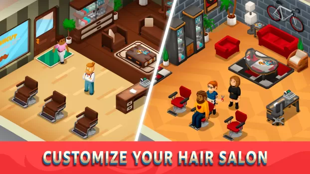 Idle Barber Shop Tycoon MOD APK (Remove ads) v1.1.0 screenshot 16