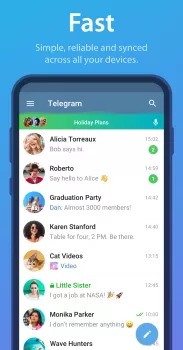 Telegram MOD APK (Unlocked, Premium) v11.1.3 screenshot 1