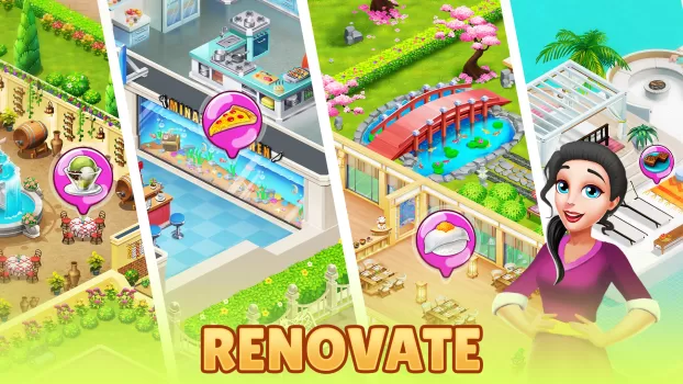 Merge Restaurant: Makeover MOD APK (Unlimited money) v2.17.1 screenshot 18