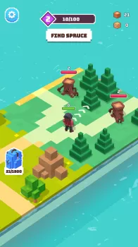 Craft Valley - Building Game MOD APK (Remove ads, Mod speed) v1.2.9 screenshot 2