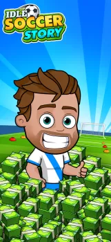 Idle Soccer Story MOD APK (Remove ads, Unlimited money) v0.17.2 screenshot 1