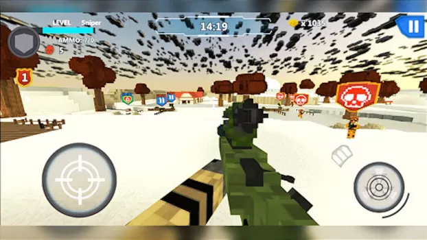 Cube Wars Battle Survival MOD APK (Remove ads, God Mode, Weak enemy, Invincible) v1.80 screenshot 4