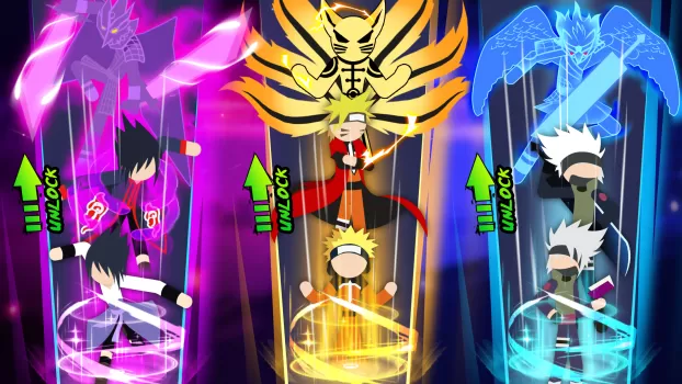 Stick Ninja - 3v3 Battle MOD APK (Unlimited money, Free purchase, Mod speed) v5.6 screenshot 3