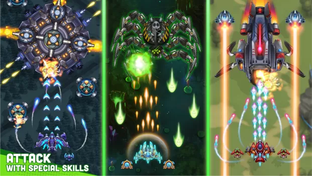 Sky Raptor: Space Shooter MOD APK (Remove ads, Unlimited money) v2.5.2 screenshot 4