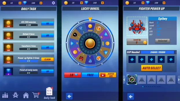 Thunder Fighter Superhero MOD APK (Remove ads, Unlimited money) v10.1 screenshot 6