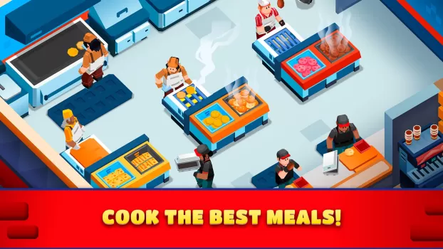 Idle Burger Empire Tycoon MOD APK (Free purchase, Unlimited money) v1.17 screenshot 3