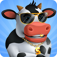 Idle Cow Clicker Games Offline MOD APK (Free purchase)