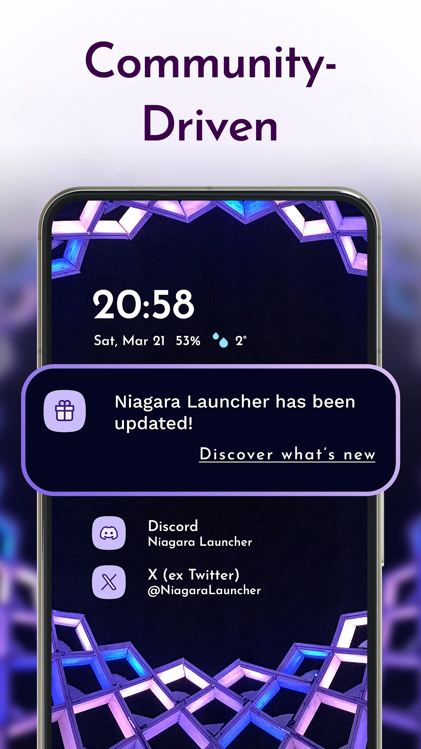 Niagara Launcher ‧ Home Screen