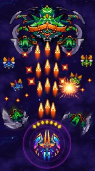 Galaxiga Arcade Shooting Game MOD APK (God Mode, High Damage, Mod speed) v24.98 screenshot 1