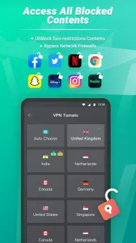 Tomato VPN | VPN Proxy MOD APK (Unlocked, Pro) v2.88.32 screenshot 4