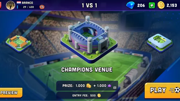 Mini Football - Soccer Games MOD APK (Remove ads, Endless, Weak enemy, Mod speed) v3.3.0 screenshot 5