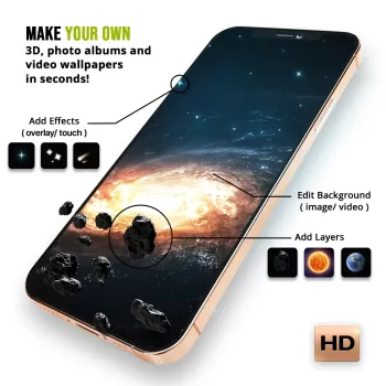 Wave Live Wallpapers Maker 3D MOD APK (Remove ads, Unlocked, Mod speed) v6.7.50 screenshot 5