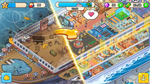 My Cruise: Idle ship Tycoon MOD APK (Unlimited money, Free purchase, Mod speed) v1.6.2 screenshot 9