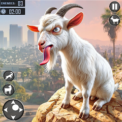 Crazy Goat City Adventure 3D MOD APK (Remove ads, Mod speed)