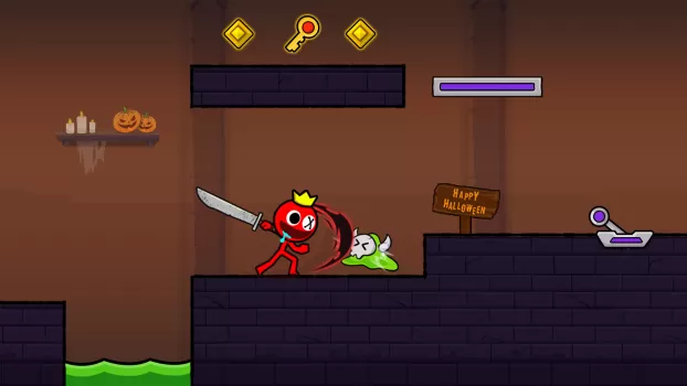 Red Stick Boy: Adventure Game MOD APK (Remove ads, Unlimited money) v2.8.0 screenshot 2