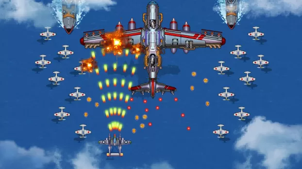 1945 Air Force: Airplane games MOD APK (God Mode) v13.74 screenshot 25