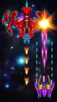 Galaxy Attack: Shooting Game MOD APK (Free purchase, God Mode, High Damage) v59.2 screenshot 4