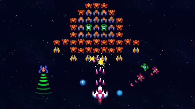 Galaxiga Arcade Shooting Game MOD APK (God Mode, High Damage, Mod speed) v24.98 screenshot 24