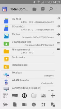 Total Commander - file manager MOD APK (Unlocked) v3.50d screenshot 2