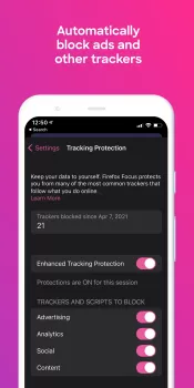 Firefox Focus: No Fuss Browser MOD APK (Remove ads, Optimized) v125.0 screenshot 3