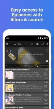 Podcast Addict: Podcast player MOD APK (Unlocked, Premium) v2024.13 screenshot 5