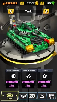 Chaos Road: Combat Car Racing MOD APK (Free purchase, High Damage, Weak enemy) v5.14.0 screenshot 5