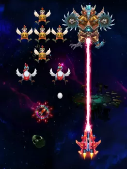 Galaxy Attack: Chicken Shooter MOD APK (Remove ads, Unlimited money) v31.2 screenshot 21