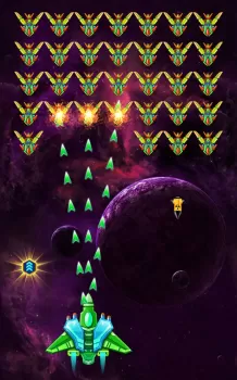 Galaxy Attack: Shooting Game MOD APK (Free purchase, God Mode, High Damage) v59.2 screenshot 9