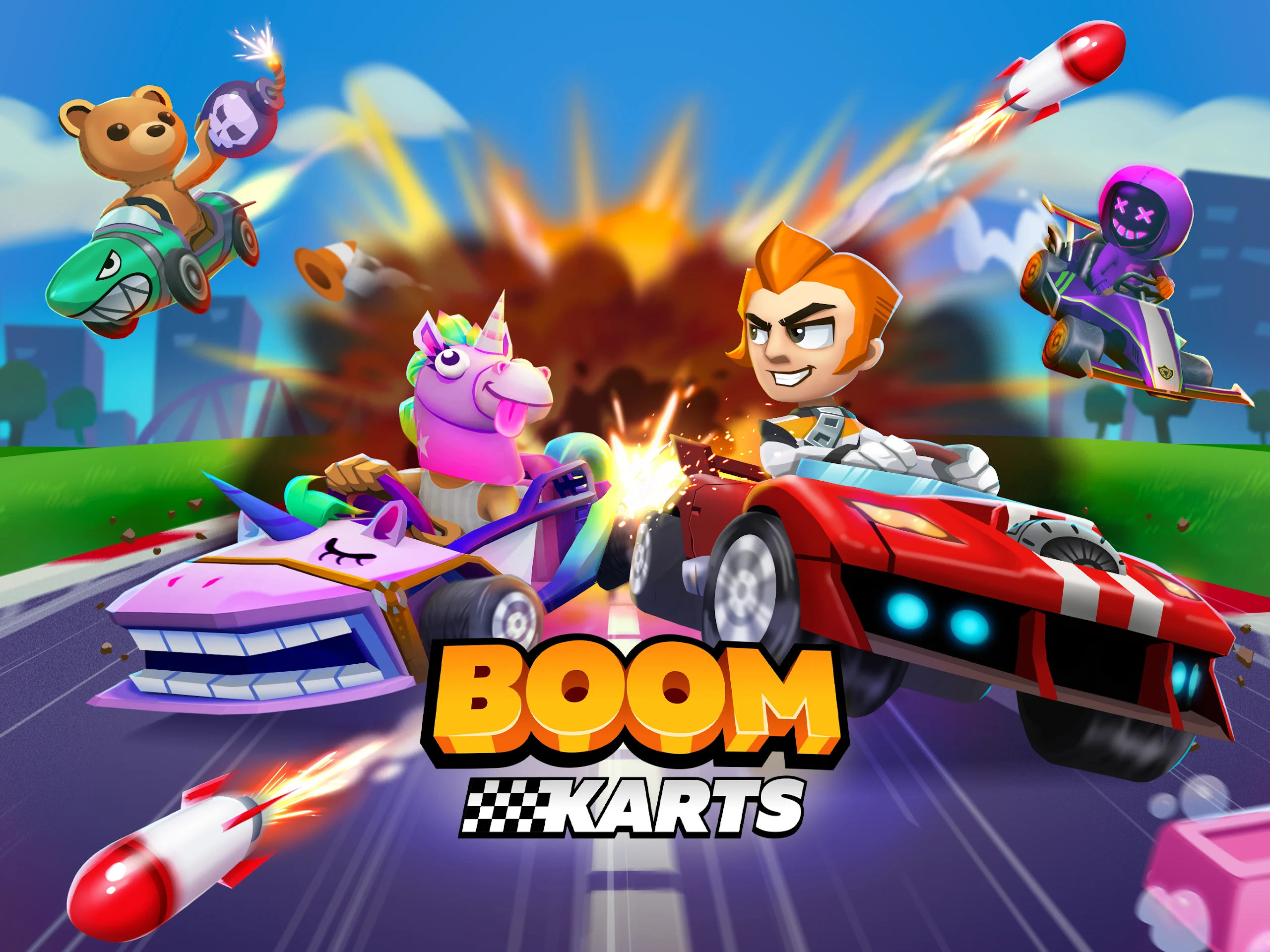 Boom Karts Multiplayer Racing