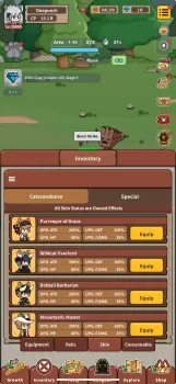 Cat Legends: Idle RPG Games MOD APK (Mod Menu, God Mode, Invincible) v1.1.20 screenshot 4