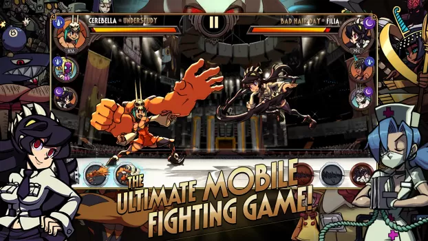 Skullgirls: Fighting RPG MOD APK (Mod Menu, High Damage, Invincible) v6.5.0 screenshot 1