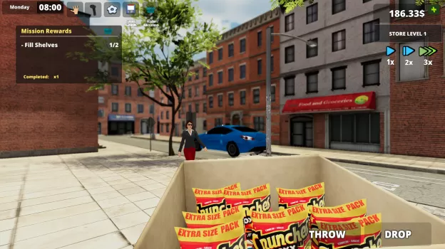 Retail Supermarket Simulator MOD APK (Paid for free, Unlimited money, Free purchase) v13 screenshot 1