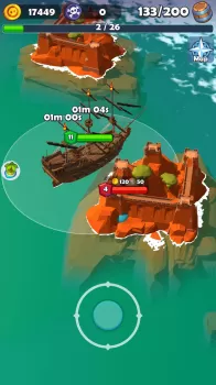 Pirate Raid - Caribbean Battle MOD APK (Unlimited money, Mod Menu, God Mode) v1.31.0 screenshot 4