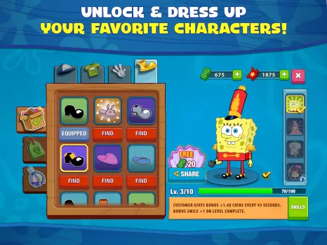 SpongeBob: Krusty Cook-Off MOD APK (Unlimited money) v5.6.1 screenshot 14