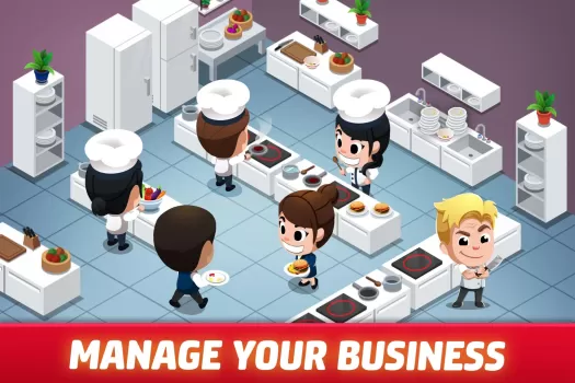 Idle Restaurant Tycoon MOD APK (Free purchase) v1.42.0 screenshot 5